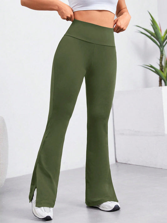 Pantalon moulant avec taille haute