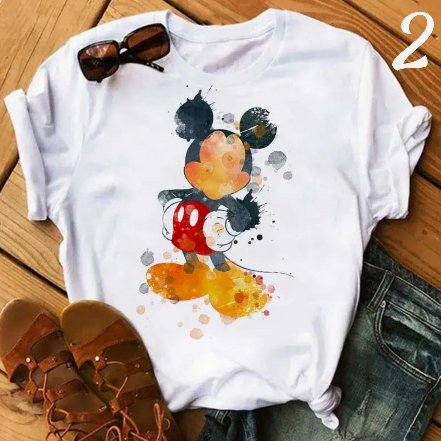 T-shirt avec imprimé Disney