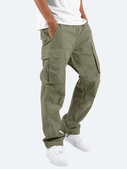 Pantalon cargo décontracté avec poches