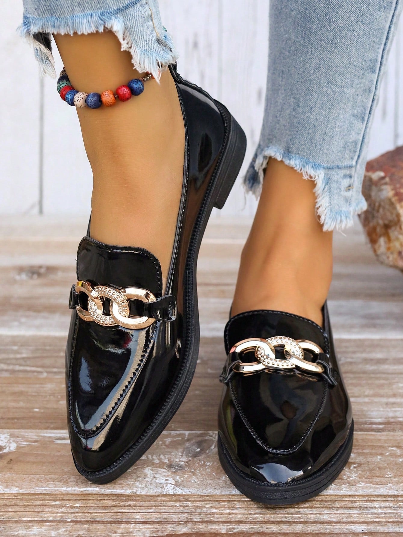 Mocassins plats avec plusieurs styles