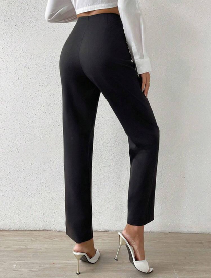 Pantalon élégant avec taille haute