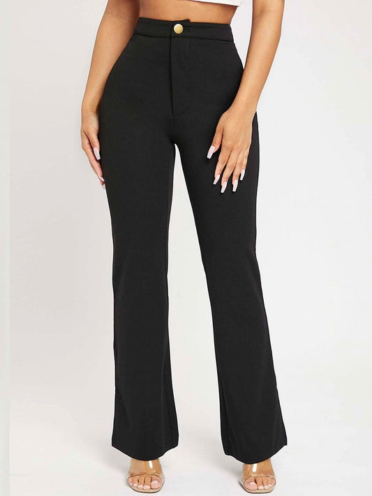 Pantalon moulant avec jambe évasée