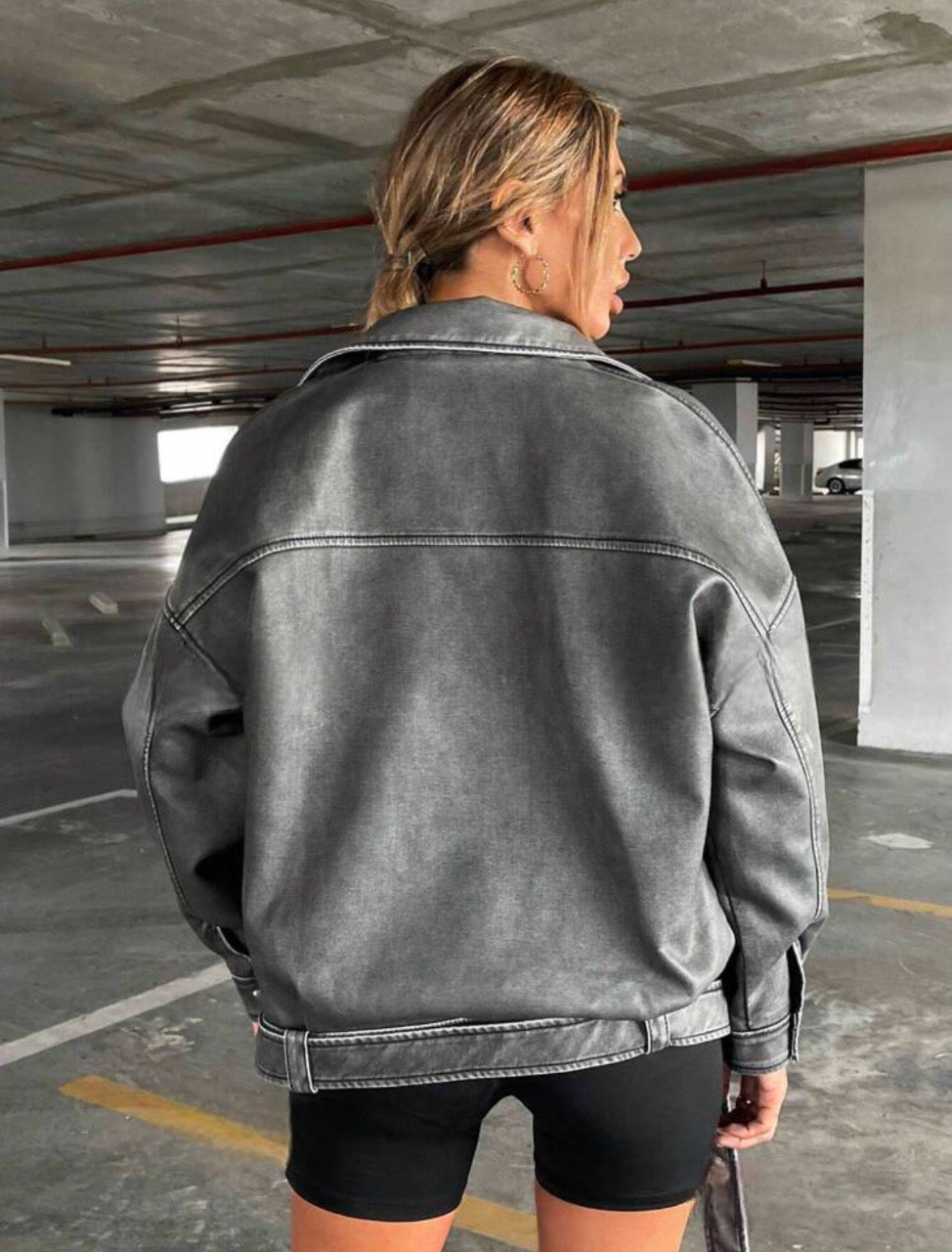 Perfecto jacket avec épaule tombante