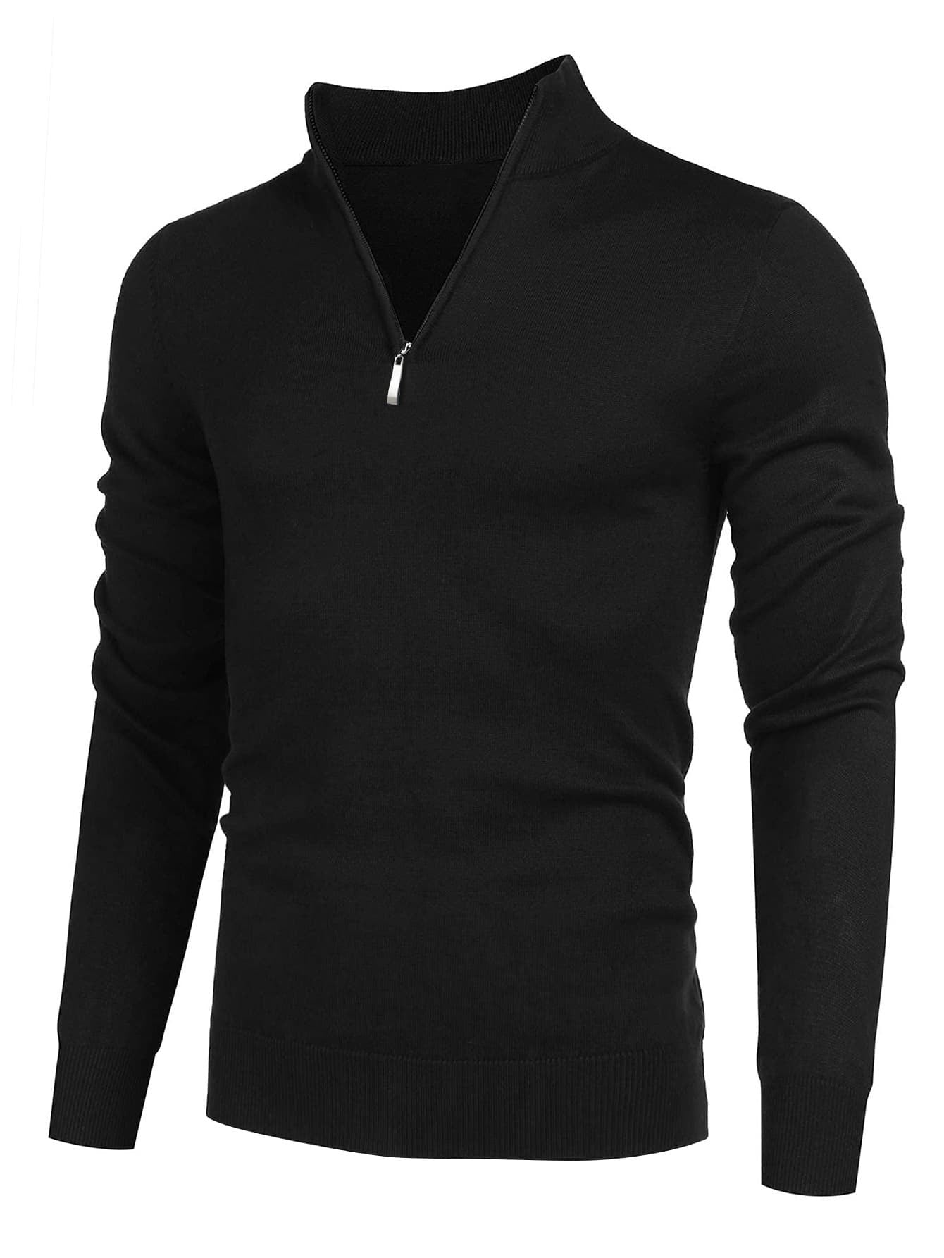 Pull élégant homme avec fermeture éclair