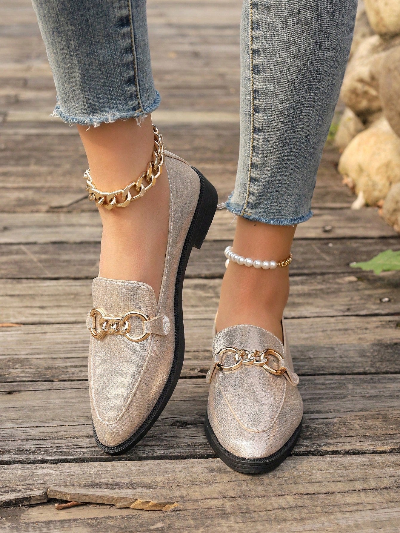 Mocassins plats avec plusieurs styles