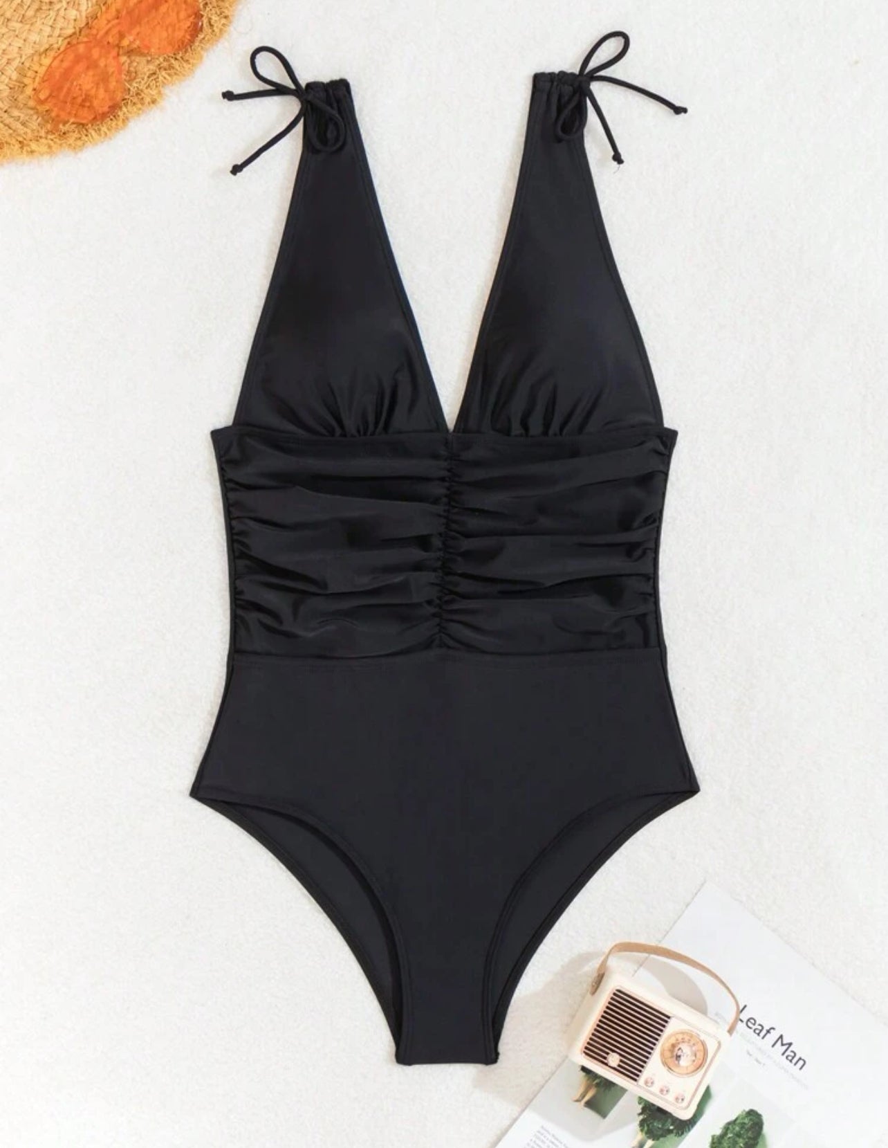 Maillot de bain élégant avec décolleté en V