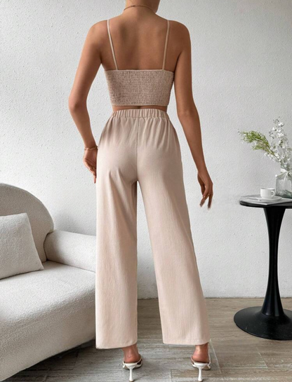 Ensemble top et pantalon élégant