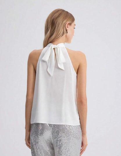 Blouse élégante avec ras du cou