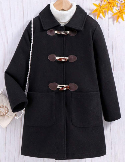 Manteau fille avec poches