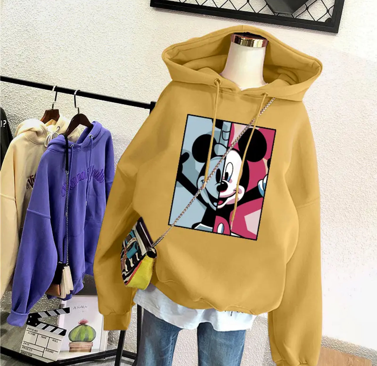 Sweat-shirt avec imprimé Mickey