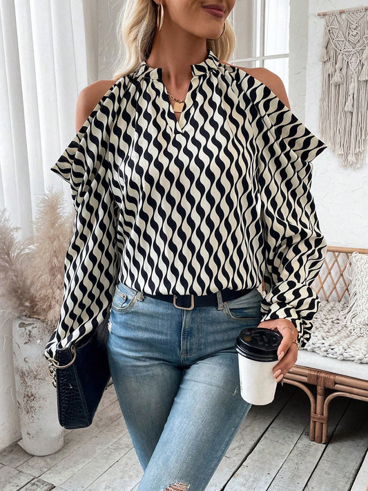 Blouse élégante avec épaules dénudés