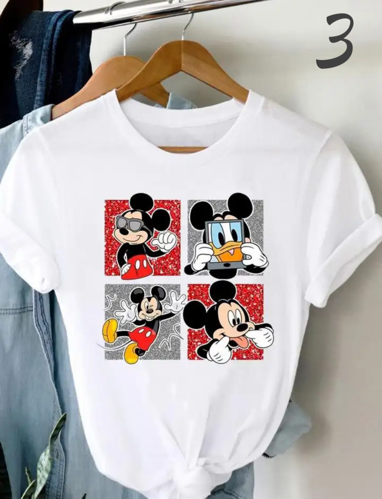 T-shirt élégant avec imprimé Disney