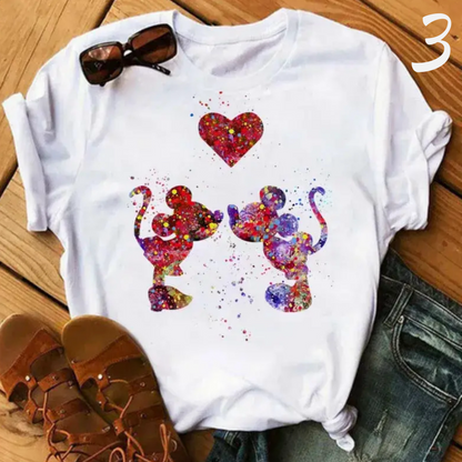 T-shirt avec imprimé Disney