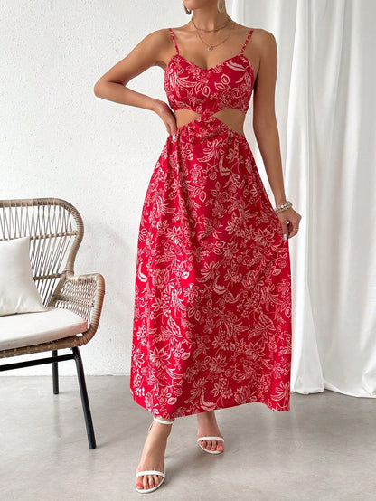 Robe élégante avec imprimé floral