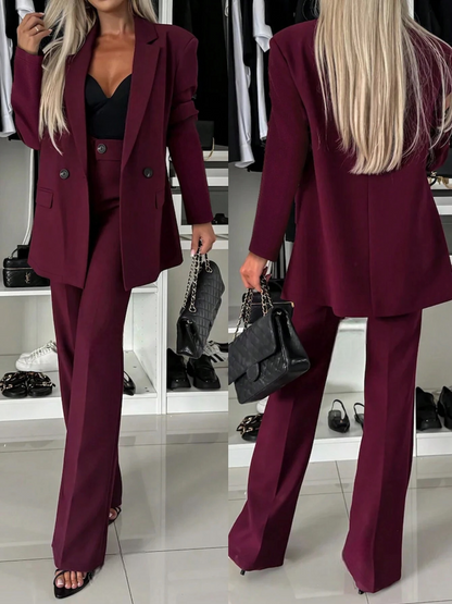 Ensemble blazer et pantalon élégant