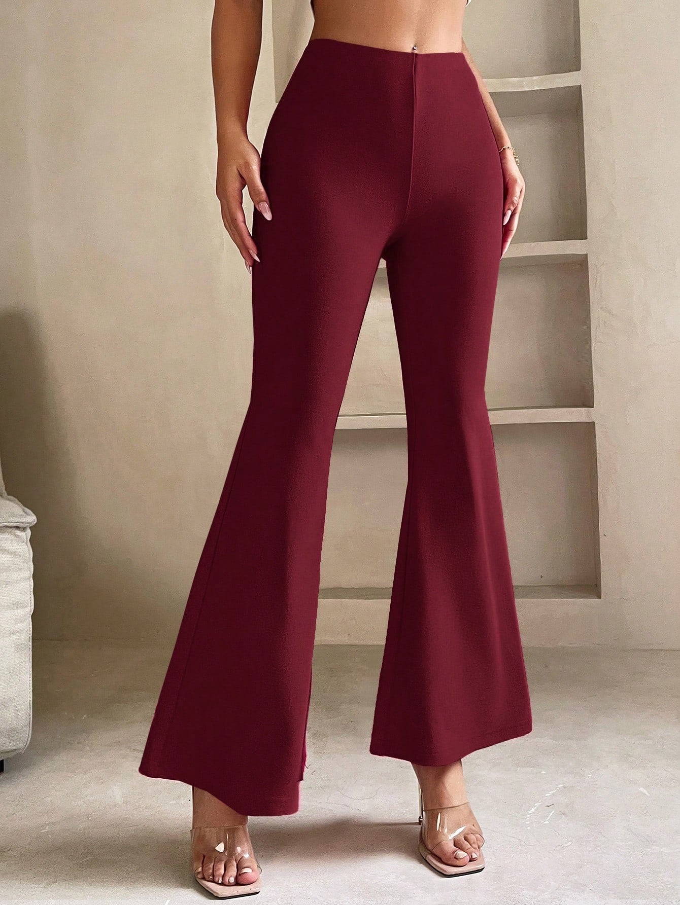 Pantalon avec jambes évasées