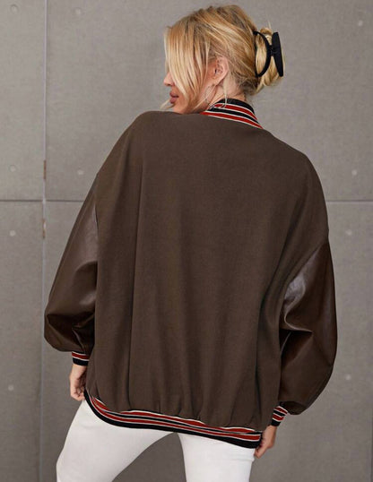 Jacket bomber avec détails S