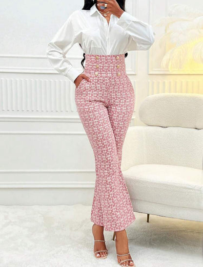 Pantaloni eleganti con cuciture