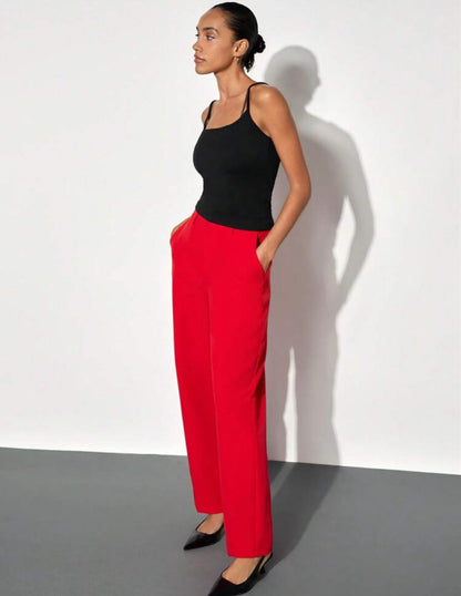 Pantalon élégant taille haute