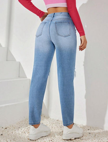 Jeans élégant avec détails de déchirures