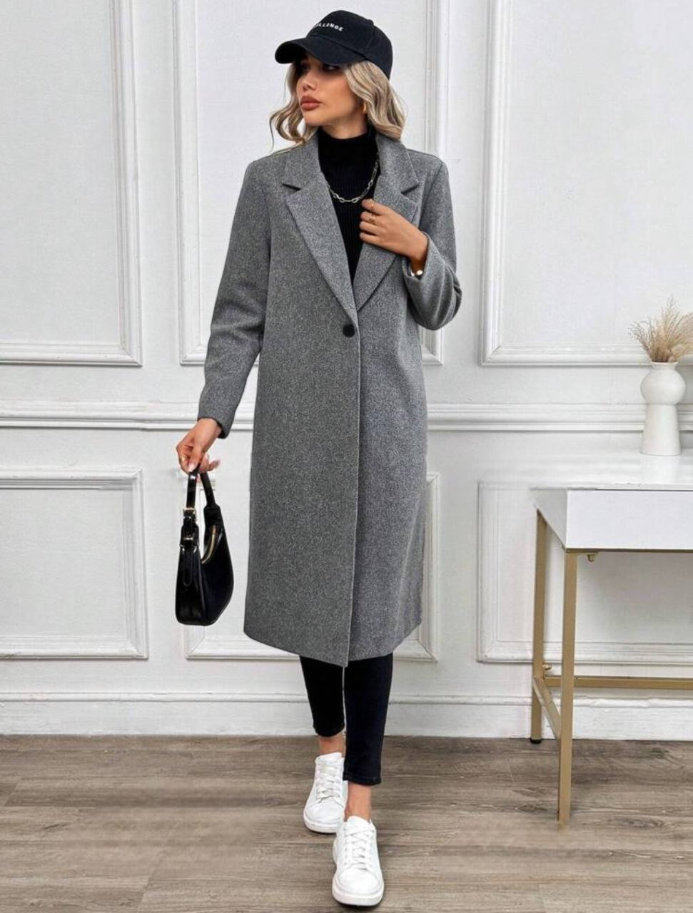 Manteau blazer élégant avec un bouton