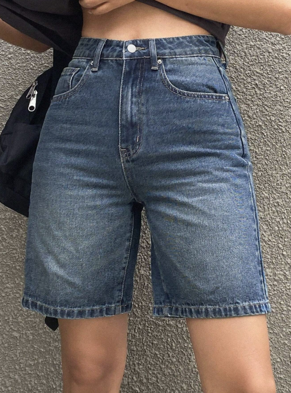 Short bermuda avec taille haute