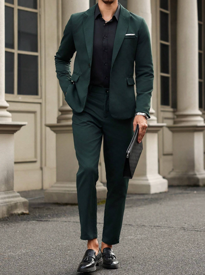 Ensemble élégante blazer et pantalon homme