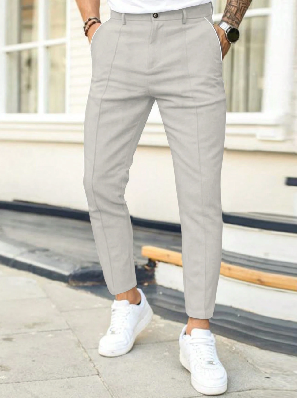 Pantalon élégant homme avec poches