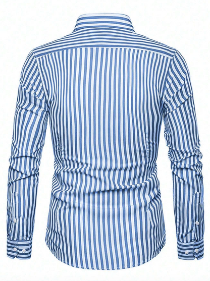 Chemise élégante avec rayures