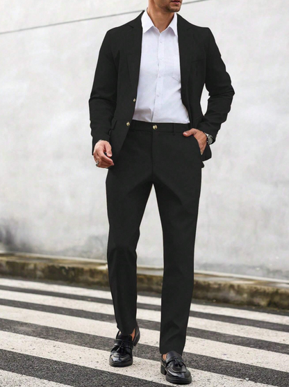 Ensemble costume blazer et pantalon homme