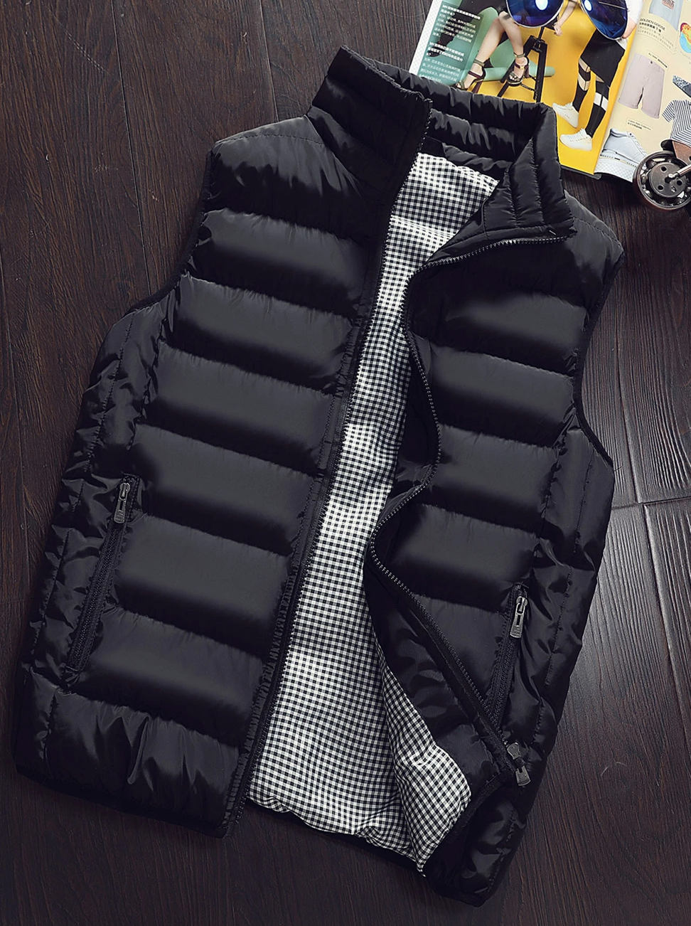 Doudoune gilet homme avec poches