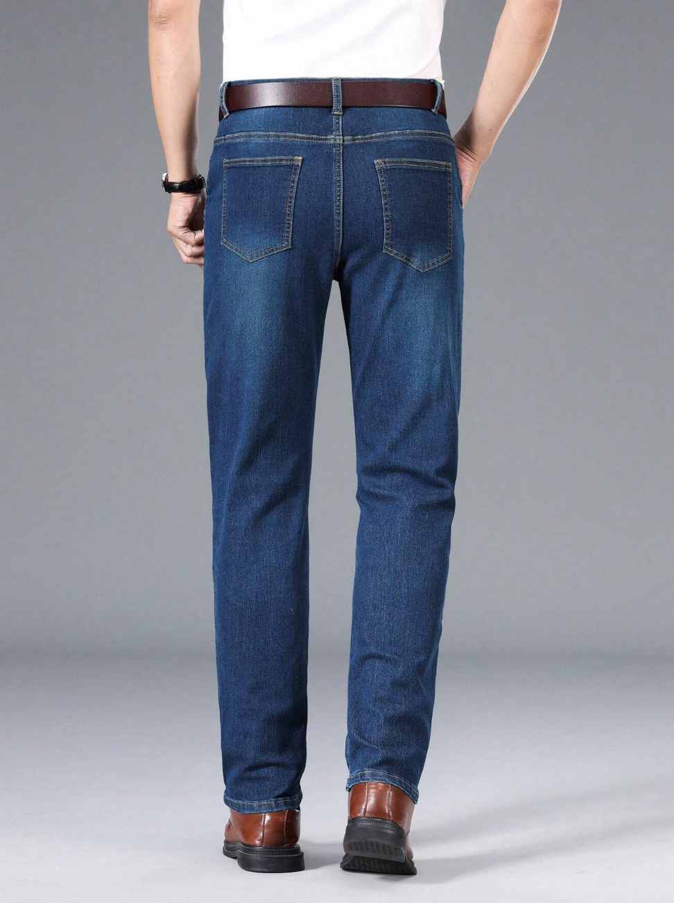 Jeans droit homme avec poches