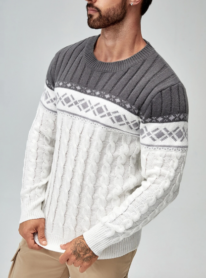 Pull décontracté en tricot homme