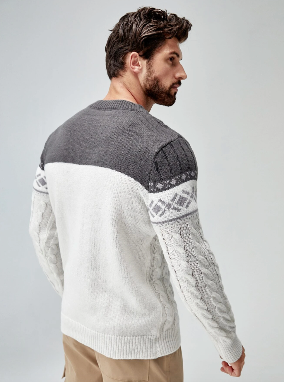 Pull décontracté en tricot homme