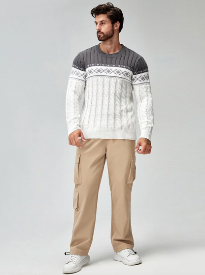 Pull décontracté en tricot homme