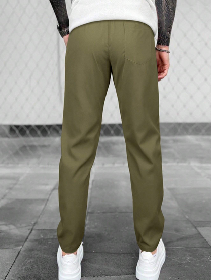 Pantalon élégant homme avec cordon de serrage