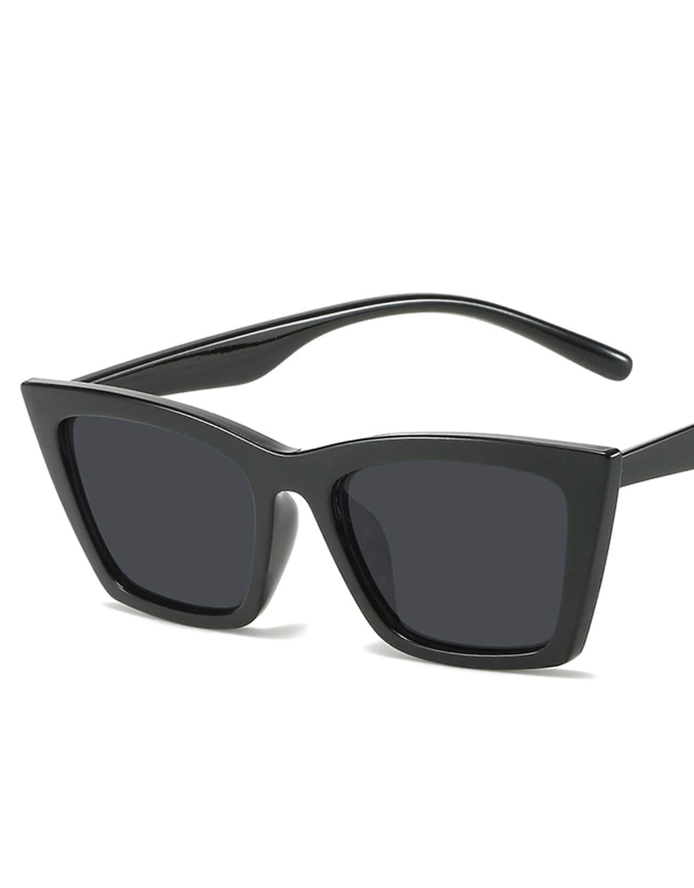 Trendige Sonnenbrille mit quadratischem Rahmen