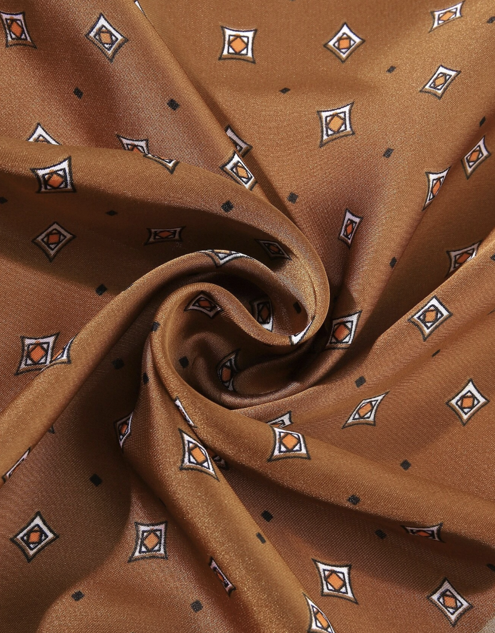 Foulard de cheveux avec motifs géométriques