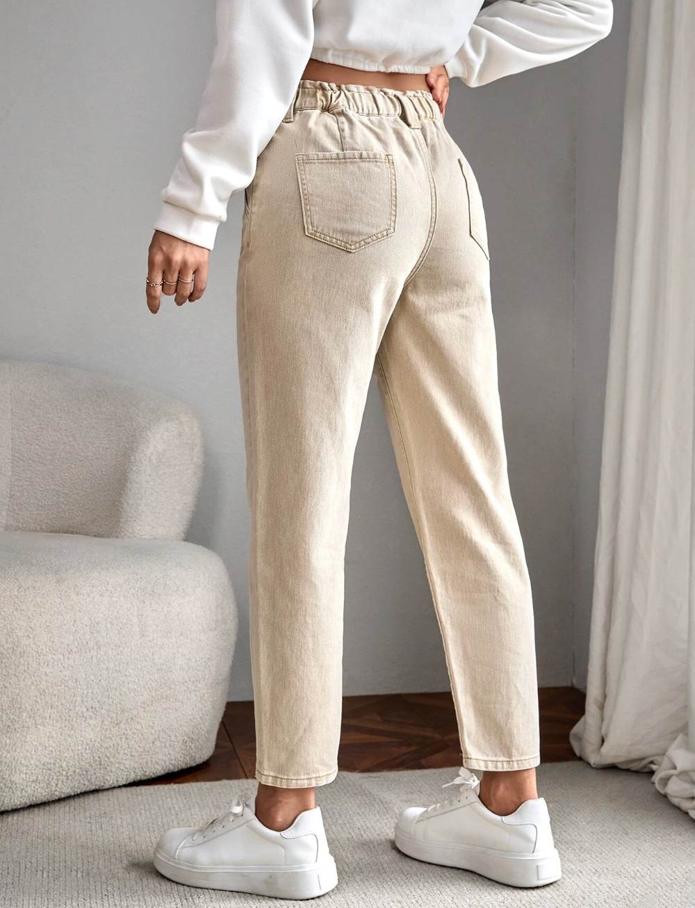 Elegante Jeans mit geradem Bein