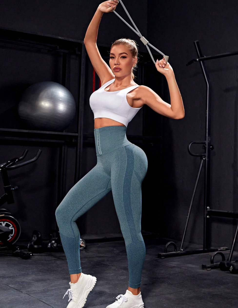 Legging de sport avec large bande de taille