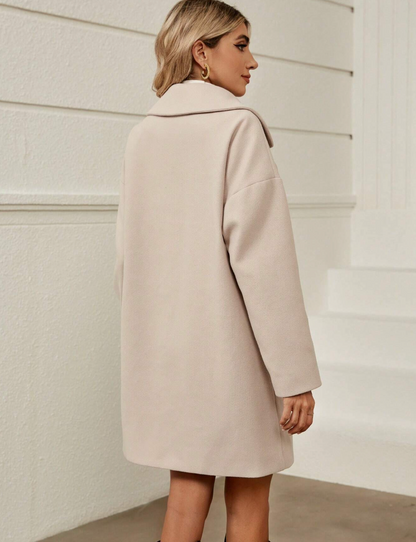 Manteau élégant avec col à revers