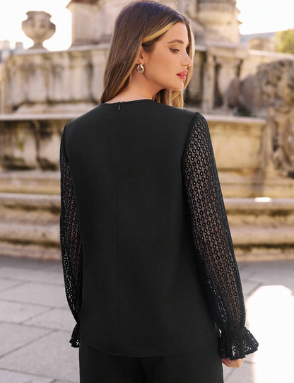 Blouse élégante avec trou de serrure