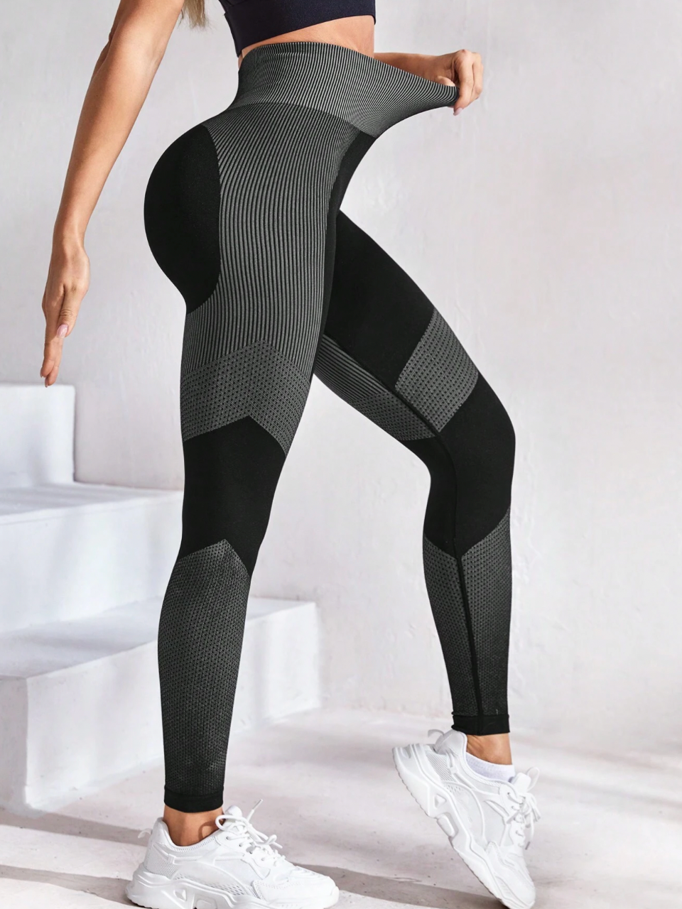 Legging de sport taille haute sans couture