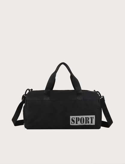 Sac de sport avec graphique lettres