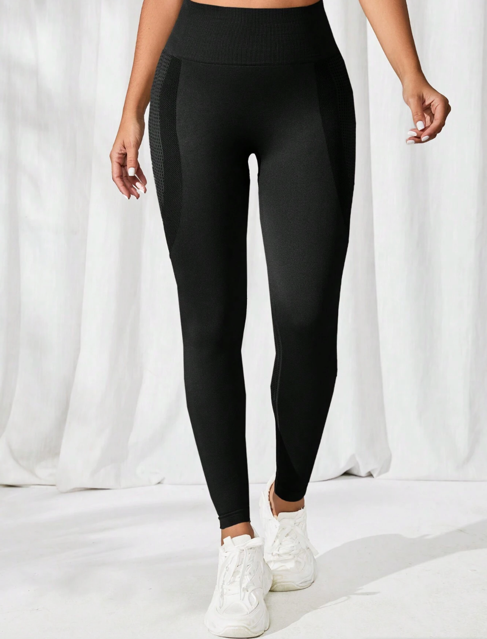 Legging de sport moulante avec taille haute