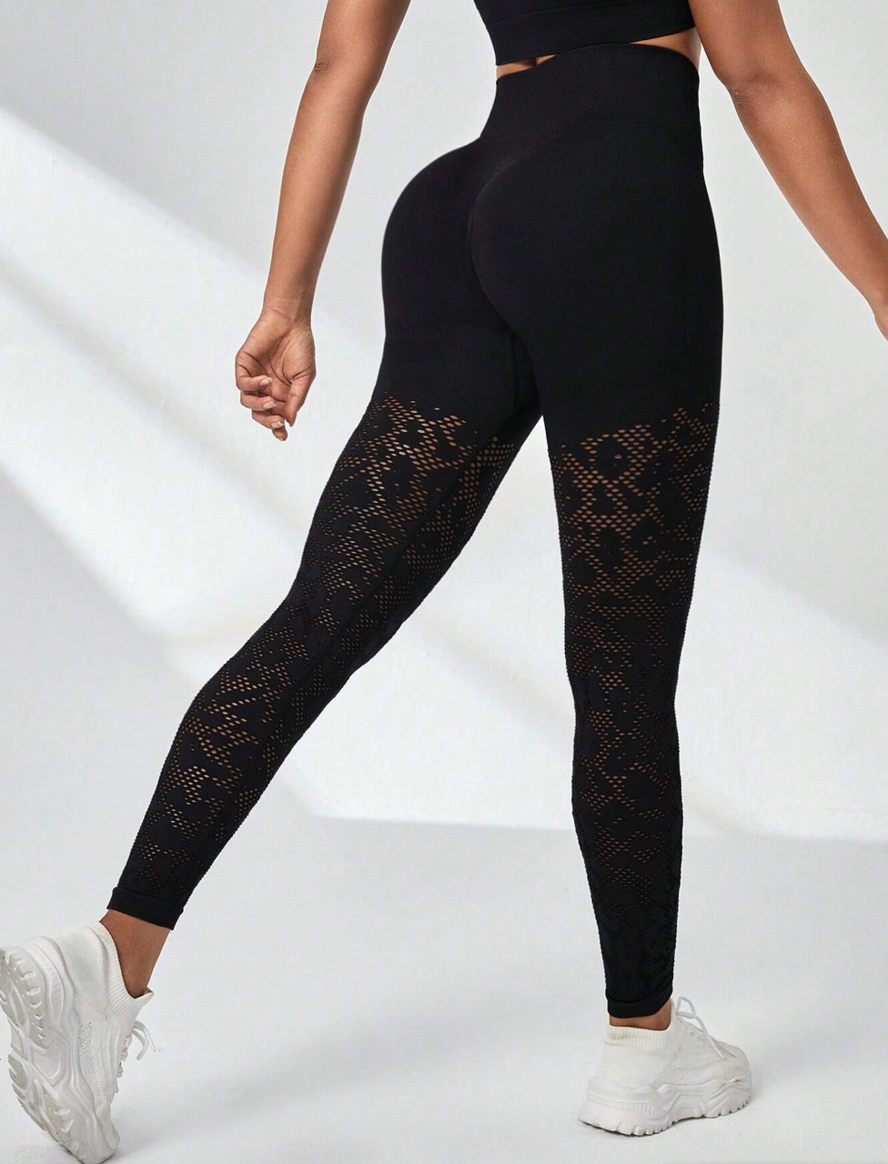 Legging de sport avec motif léopard