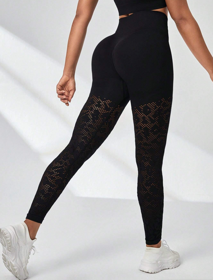 Legging de sport avec motif léopard