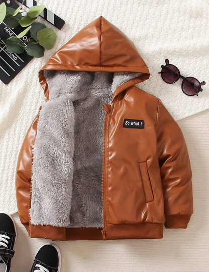 Jacket avec capuche et intérieur Teddy