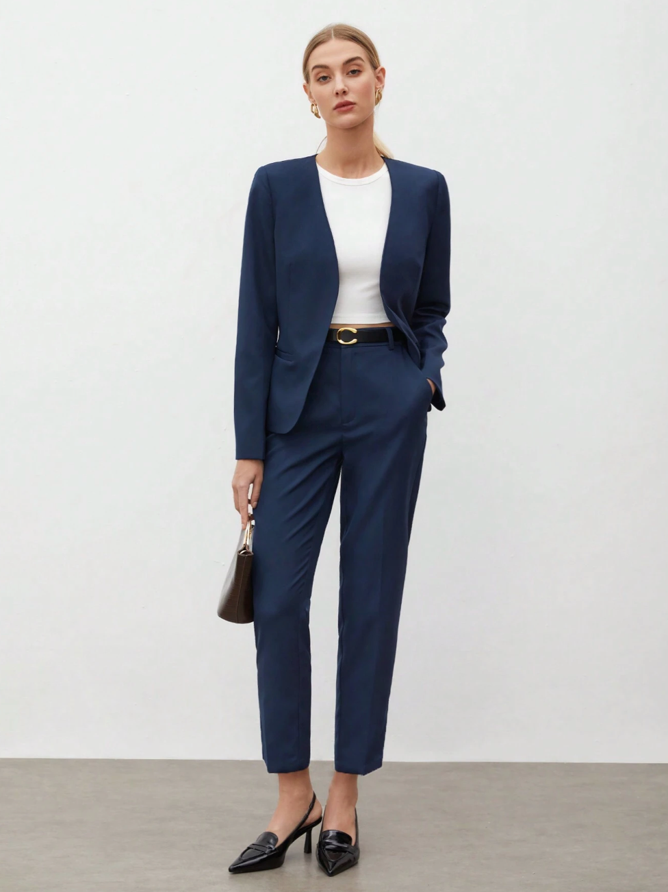 Ensemble blazer et pantalon élégant