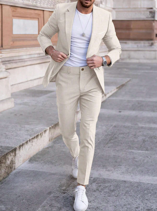 Ensemble costume blazer et pantalon homme